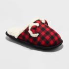 Boys' Family Sleep Youth Plain Slippers - Wondershop Red