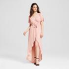 S&p By Standards & Practices Women's Wrap Maxi Dress Rogue Pink L - S&p By Standards And Practices