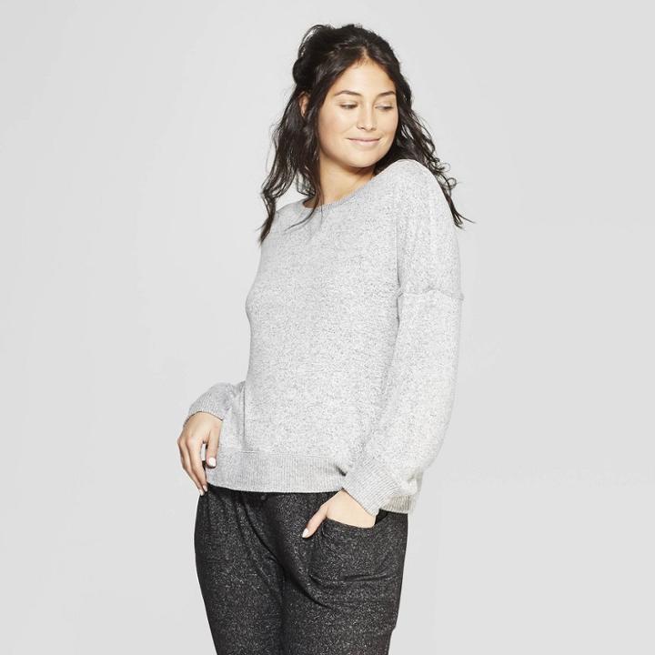 Women's Perfectly Cozy Lounge Sweatshirt - Stars Above Gray