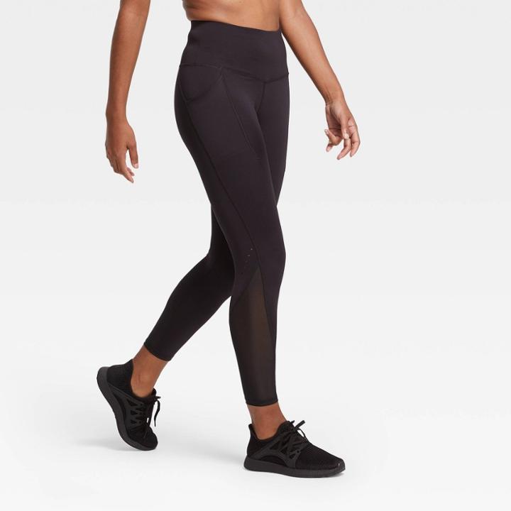 Women's Sculpted High-rise 7/8 Leggings 25 - All In Motion Black S, Women's,