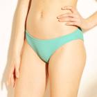 Women's Textured Cheeky Bikini Bottom - Xhilaration Seafoam Green