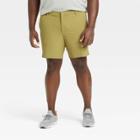 Men's Big & Tall Travel Shorts - All In Motion Khaki