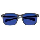 Breed Men's Halley Polarized Sunglasses With Titanium Frame And Carbon Fiber Arms - Gunmetal (grey)/blue