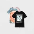 Boys' 2pk Graphic Short Sleeve T-shirt - Art Class Orange/black