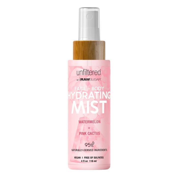 Raw Sugar Pink Cactus And Watermelon Face & Body Hydrating Mist - 4 Fl Oz, Women's
