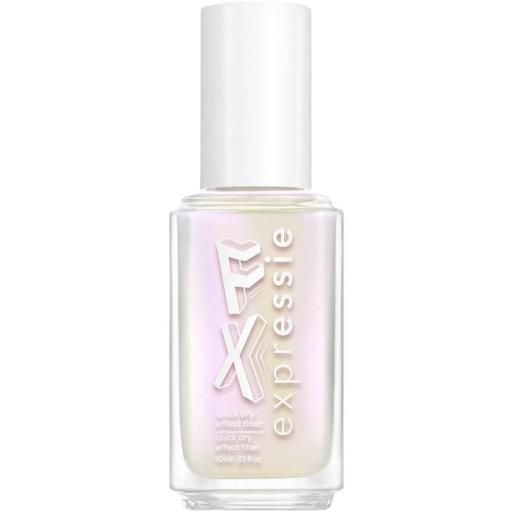 Essie Expressie Fx Collection 8-free Vegan Nail Polish - Iced Out Top Coat - Pearlescent