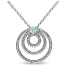 Target 1/3 Ct. T.w. Sky Blue Topaz Pendant Necklace In Sterling