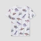 Boys' Adaptive Printed Short Sleeve T-shirt - Cat & Jack White