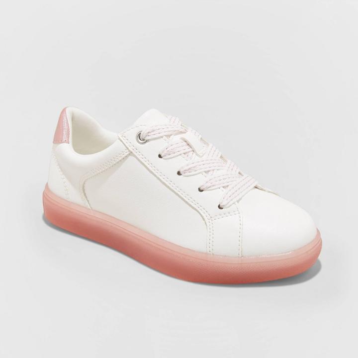 Girls' Karletta Sneakers - Cat & Jack White 13, Toddler Girl's