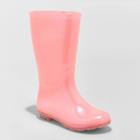 Girls' Cece Pvc Injected Rain Boots - Cat & Jack Pink 13, Toddler Girl's