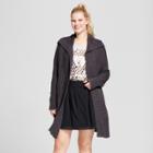 Women's Plus Size Car Coat Cardigan - A New Day Gray