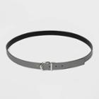 Women's Plus Size Reversible Belt - A New Day Gray/black 3x, Women's,