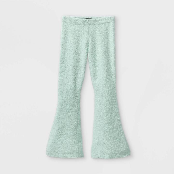 Girls' Cozy Mid-rise Flare Pants - Art Class