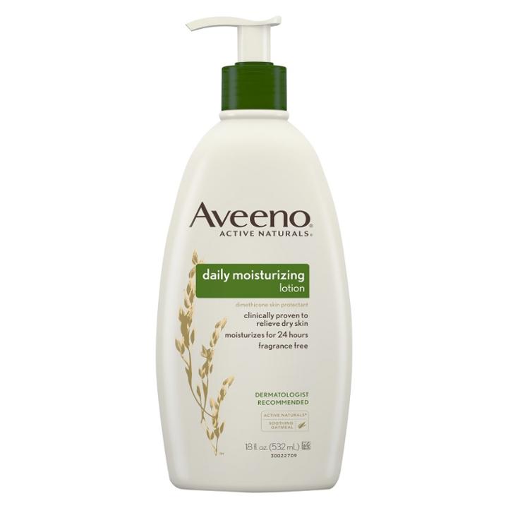 Unscented Aveeno Daily Moisturizing Lotion For Dry Skin