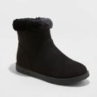 Girls' Georgeina Faux Suede Shearling Boots - Cat & Jack Black