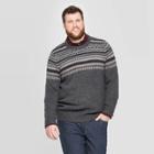 Men's Tall Fairisle Cozy Sweater - Goodfellow & Co Gray
