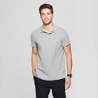 Men's Standard Fit Short Sleeve Loring Polo T-shirt - Goodfellow & Co Gray
