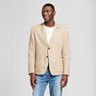 Men's Standard Fit Linen Blazer - Goodfellow & Co Tan