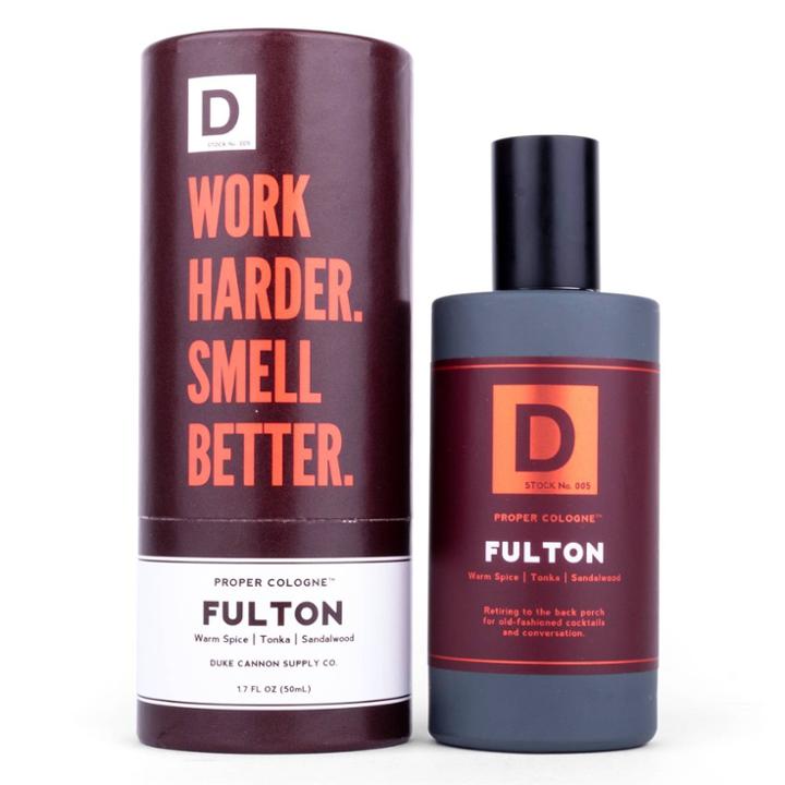 Duke Cannon Supply Co. Duke Cannon Fulton Light Musk & Distressed Woods Men's Proper Cologne