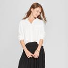 Women's Any Day Long Sleeve Tunic - A New Day White