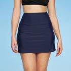Women's Ultra High Waist Swim Skirt With Tummy Control - Kona Sol Navy