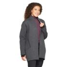 Mpg Sport Women's Cocoon Fleece Jacket - Charcoal Heather