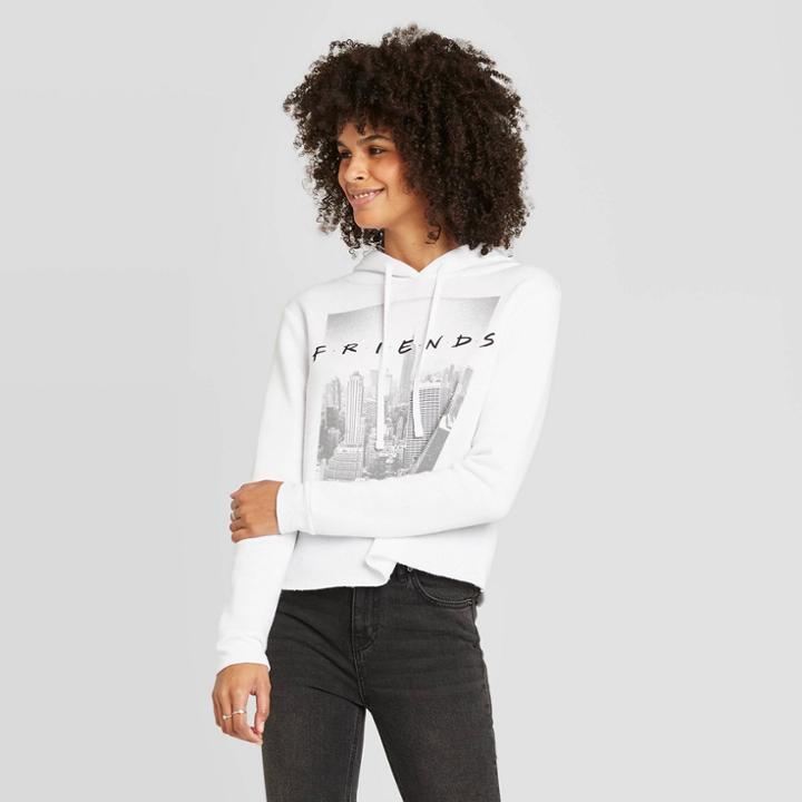 Women's Friends Nyc Scene Hooded Sweatshirt (juniors') - White