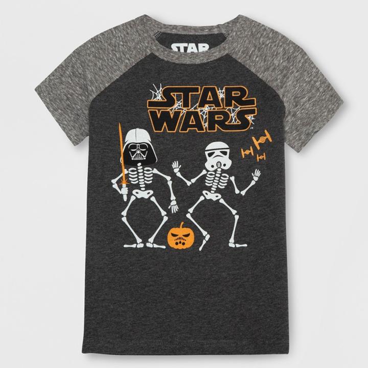 Toddler Boys' Star Wars Short Sleeve T-shirt - Gray
