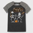 Toddler Boys' Star Wars Short Sleeve T-shirt - Gray