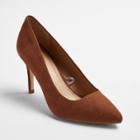 Women's Gemma Pointed Toe Pumps - A New Day Cocoa (brown)
