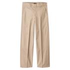 Dickies Boys' Flat Front Uniform Chino Pants - Khaki (green) 12 Husky,