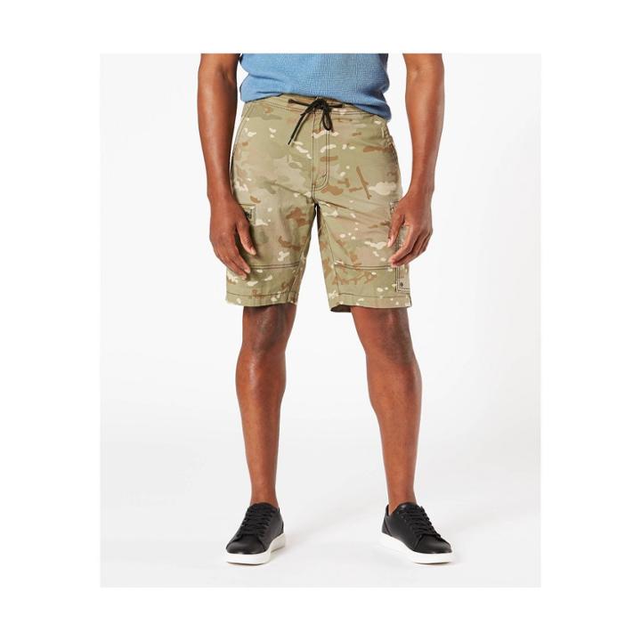 Denizen From Levi's Men's 10 Camo Print Cargo Shorts - Green