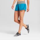 Women's Running Shorts - C9 Champion Teal Geometric Print Xl,