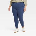 Women's Plus Size High-rise Skinny Utility Pants - Knox Rose Navy