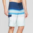 Men's 10 Striped Sandy Board Shorts - Goodfellow & Co Blue