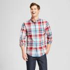 Men's Standard Fit Long Sleeve Northrop Button-down Shirt - Goodfellow & Co Ripe Red