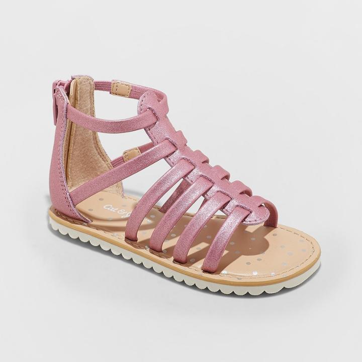 Toddler Girls' Fionna Gladiator Sandals - Cat & Jack Pink
