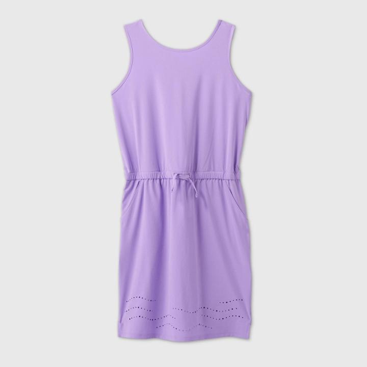Girls' Stretch Woven Dress - All In Motion Purple