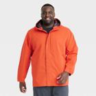 Men's Big Waterproof Rain Shell Jacket - All In Motion Orange