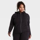 Women's Plus Size Core Fleece Hoodie - All In Motion Black