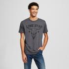 Men's Short Sleeve Lone Star Graphic T-shirt - Awake Charcoal