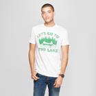 Men's Short Sleeve Let's Go To The Lake Graphic T-shirt - Awake White