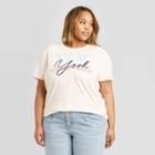 Women's New York Plus Size Short Sleeve T-shirt - Fifth Sun (juniors') - Pink 2x, Women's,