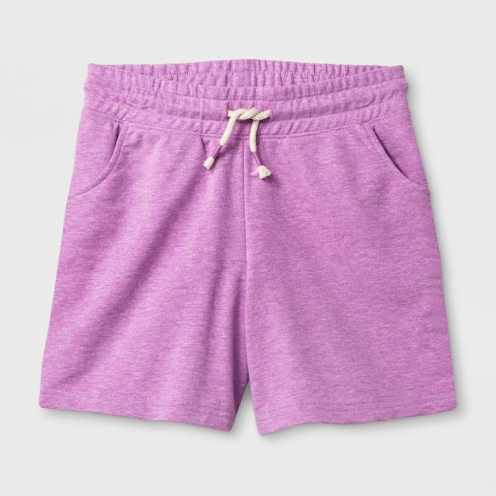 Girls' Midi Shorts - Cat & Jack Violet (purple)