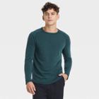 Men's Merino Wool Long Sleeve T-shirt - All In Motion Navy