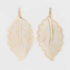 Target Leaf Earrings - A New Day Gold
