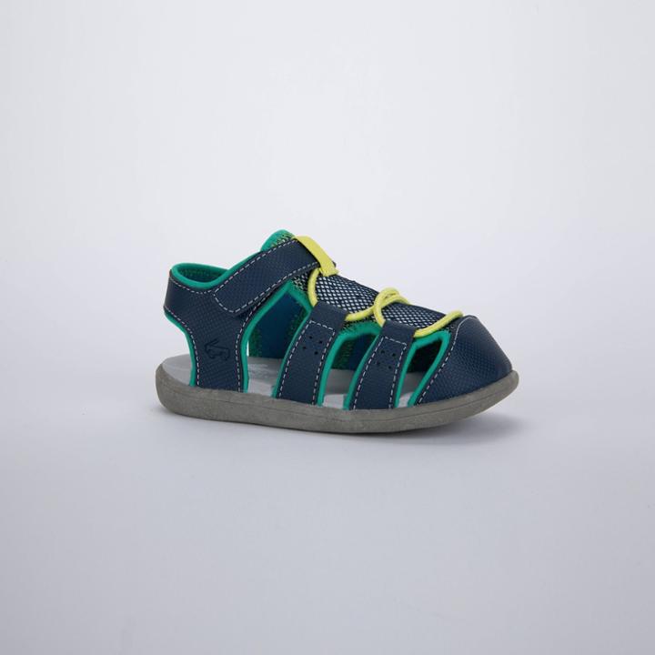 Toddler Boys' See Kai Run Basics Spencer Sandals - Navy 4, Toddler Unisex, Gray