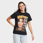 Women's Whitney Houston Short Sleeve Graphic T-shirt - Black