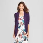 Women's Cocoon Cardigan - A New Day Purple