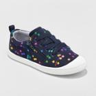 Girls' Aubrey Metallic Rainbow Star Sneakers - Cat & Jack Navy